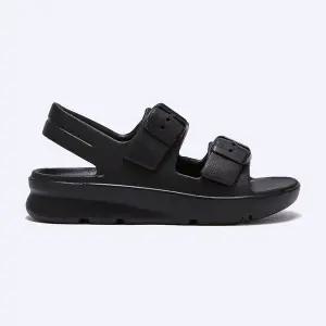 라벨 디베이직 쿠션 더블 샌들 블랙 FLFDES2U11 411785