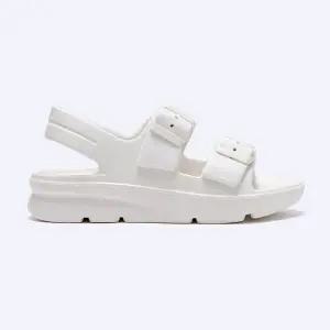 라벨 디베이직 쿠션 더블 샌들 화이트 FLFDES2U12 411786