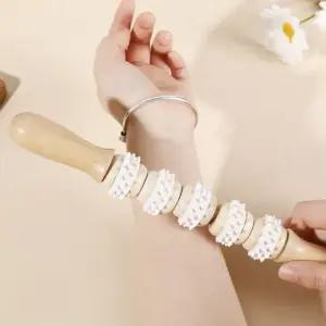 고품질 5구 롤러 마사지기 스틱 림프 바디 종아리 괄사 림프마사지 (WFKDYZE)