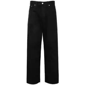 선플라워 25FW 블랙린스 루즈 코튼 팬츠 LOOSE 5118 BLACK RINSE