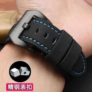 Panerai PAM1661 441 시계 GT2 Magic2 벨 로스 22/24/26MM 블루 블랙 시계 스트랩 밴드 팔찌 용 나일론 탄