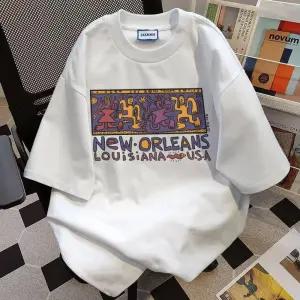 MFNC050157 - 도톰한 뉴올린즈 반팔 순면 티셔츠