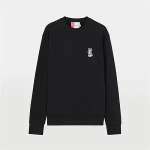 메종키츠네 아씨드 폭스 패치 남녀공용 스웨트셔츠 EU00350KM0015 BK