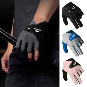 왼손 당구 장갑 미끄럼 방지 탄성 반 손가락 장갑 스누커 당구 피트니스 액세서리