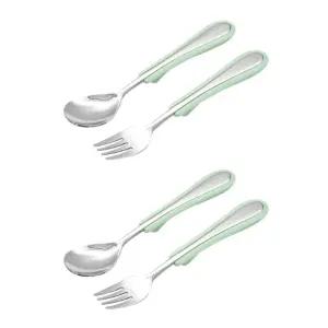 릴팡 유아 스텐 스푼 포크 세트 이유식 준비물 X2