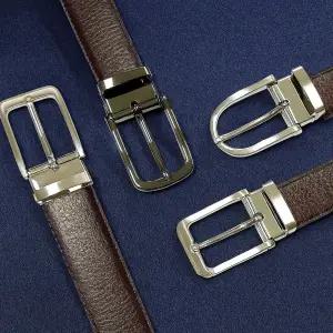 플럼도트 국산소가죽 클래식브라운벨트 유공벨트 정장 수제 벨트띠 남자 선물 구멍