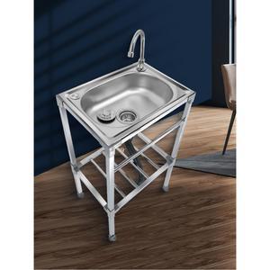 미니씽크대 소형싱크대 스텐 주방 교체 50x50x80cm 탕비실 베란다 보조 하부장