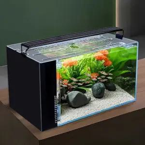 유리 무환수어항 가정용 자동 산소발생기 여과기 수조