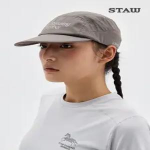 STAW 남성 체크 러닝 모자 햇빛가리개