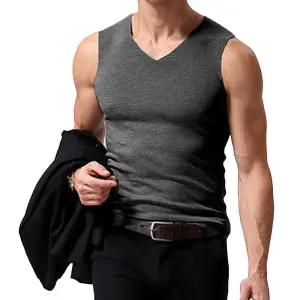 남자 겨울 이너웨어 패션 보온 런닝 메리야스 난닝구 Beo7+6eER