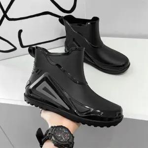 스포츠 남성 방수 장화 남자 레인부츠 장마철 작업화 농사 설거지 신발 용장화 텃밭 워커 낚시