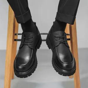 심플 어반 스퀘어토 포멀 로퍼데일리 클래식 모던 멀슈즈 남여공용 베이직 출근 오피스 편한 경량 착화감좋