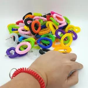 [골드스마일]TC 목욕탕 사우나 스프링 팔찌 열쇠고리 락커번호 고리