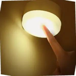 원터치 무드등 주황색 화장실등 마그네틱 LED