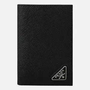 6S 2MC101 QHH F0002 사피아노 로고 카드 지갑 블랙