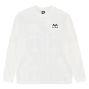 헤리티지 레터링 와플 긴팔 티셔츠 UR121CRL21SCW