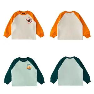 [블루독](대구신세계)25C15-330-02(OR)컬러블럭레글런티셔츠