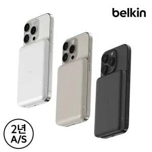 [벨킨] 5000mAh 초슬림 마그네틱 무선 충전 보조배터리 BPD010