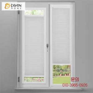 깊이 요구사항 1.3cm 맞춤형 슬라이딩 허니콤 블라인드 창문 커튼 사이드 레일 프레임 간편 내장형 설치 블