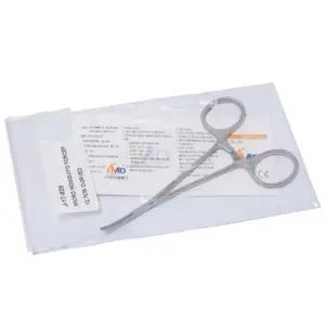 드레싱 의료용 IMD 마이크로 모스키토 포셉 곡선형 핀셋 집게 12CM