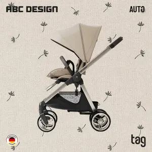 [ABC DESIGN]NEW [ABC디자인] 태그 오토폴딩 절충형 유모차 _단델리온 골드