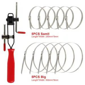 등속조인트 ATV 자동 CV 조인트 밴딩 부트 클램프 하프 밴드 버클 수리