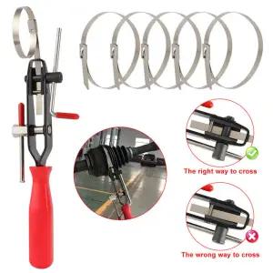 등속조인트 하프 부트 밴드 버클 클램프 압착 펜치 조인트 밴딩 ATV 자동 CV