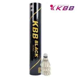 KBB 배드민턴 셔틀콕 1타 12입 KBB 블랙