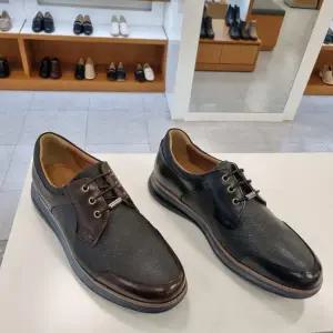 엘칸토 HC09 남성 쿠션 UP 캐쥬얼 밴딩 스니커즈 (블랙/브라운) LCMS18U513-2