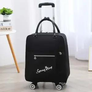블랙 바퀴달린 캐리어 백팩 여행용 카트백