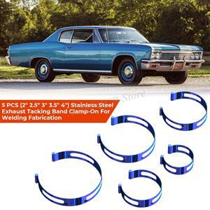 블루 배기 밴드 클램프온 스테인리스 스틸 파이프 클립 2인치 3인치 4인치 용접 및 제작 프로젝트용
