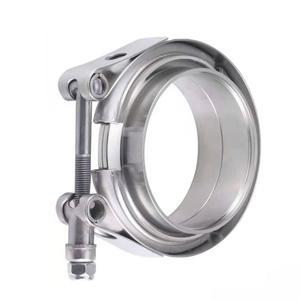 스테인레스 스틸 2.36인치 배기관 V 밴드 클램프 플랜지 키트 Vband