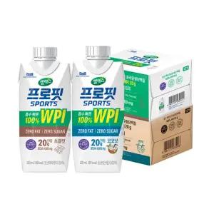 셀렉스 프로핏 웨이프로틴 드링크 초콜릿+코코넛 2박스 [330ml X 총24팩]