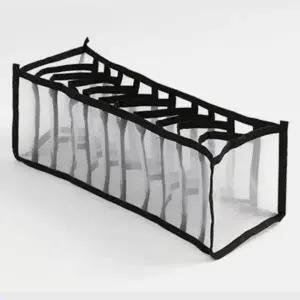 ( )속옷양말 11칸 간편 보관 정리함 (블랙)