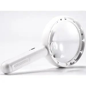 휴대용 확대경 LED 충전식 30배 라이트 고화질 75mm USB케이블포함