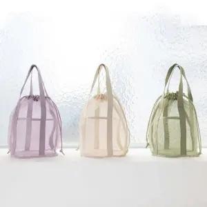 일등샤워템 메쉬 포켓백 수영장 헬스장 사우나 목욕탕 가방 스파백 목욕바구니 비치백_24106540