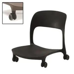 1인용 좌식 컴퓨터 책상 의자 앉는 등받이 허리편한 W6109DC