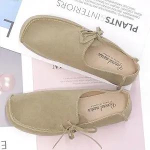 양면세무 경량 모카신 사이드끈 깔끔 캐주얼룩 패션화 WF0D847