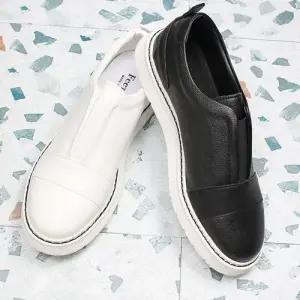 남자 슬립온 발등 고탄성밴딩 키높이 하중분산 운동화 WF01E54