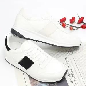 옆줄 포인트 키높이 스니커즈 단화 남자 데일리슈즈 WF01E3C