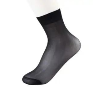 발목스타킹 블랙 밴딩 반투명 스타킹 블랙 WFJPVTM