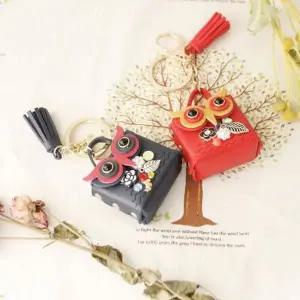 [하프클럽/]참장식 부엉이 핸드백 키링(5colors)