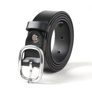 아임레더 여성 소가죽 벨트 S-5 핀버클 청바지벨트