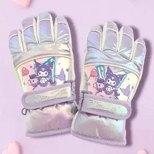 오로라 방한장갑 니트 유아 손가락 장갑 스키 아동 어린이 털 겨울