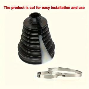 CV 조인트 부트 세트 고무 더스트 커버 드라이브 샤프트 볼 케이지 클램프 분해 플라이어 자동차 배기 파이