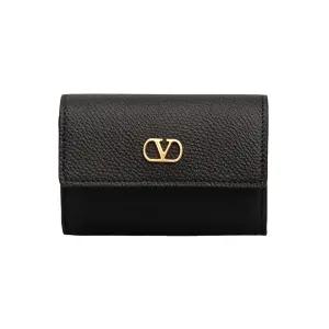 25FW 시그니처 V로고 카드지갑 블랙 7W2P0AS7 SNP 0NO