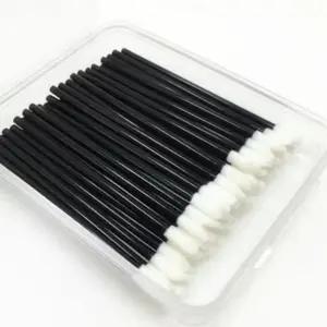 롱헤드 마이크로브러쉬 속눈썹면봉 100개 1세트 속눈썹면봉 반영구재료