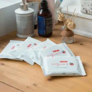 올가드 살균 소독 물티슈/휴대용 몸 손 물 세정 제균 손소독물티슈