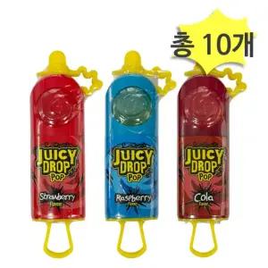 x 새콤 캔디 간식 바주카 달콤 팝 쥬시드롭 간식 과자 짜먹는 젤리