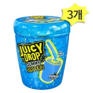 간식 달콤 3개 아이들간식 젤리 과자 딥퍼즈 라즈베리향 새콤 바주카